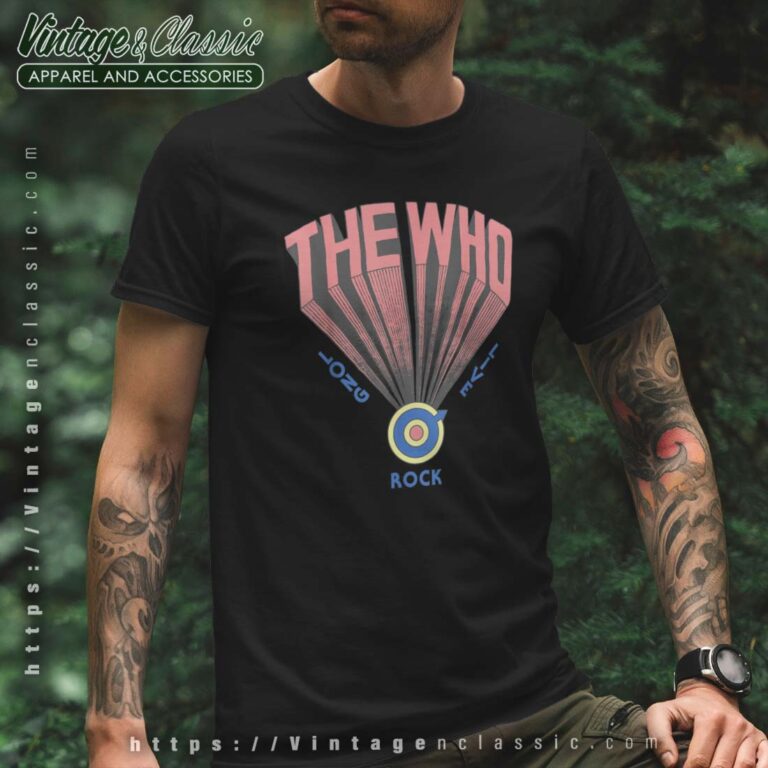 The Who Long Live Rock Retro Tshirt The Who Long Live Rock Retro Tshirt