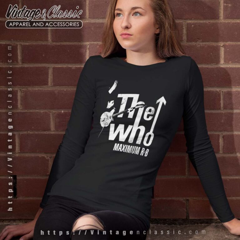 The Who Maximum RnB Tour Longsleeves The Who Maximum RnB Tour Longsleeves