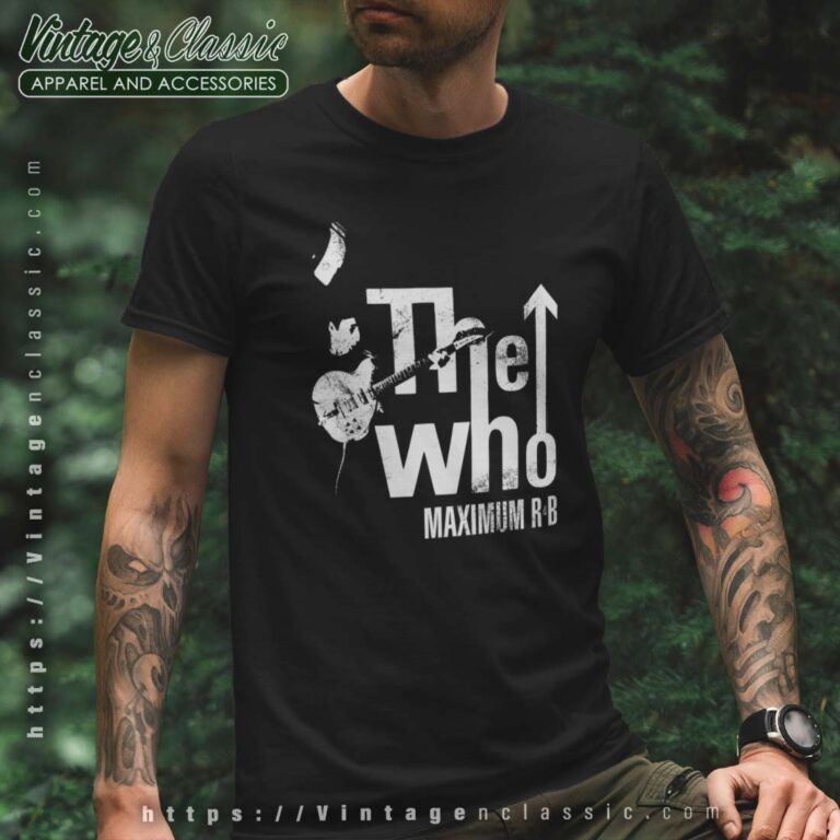 The Who Maximum RnB Tour Shirt The Who Maximum RnB Tour Shirt