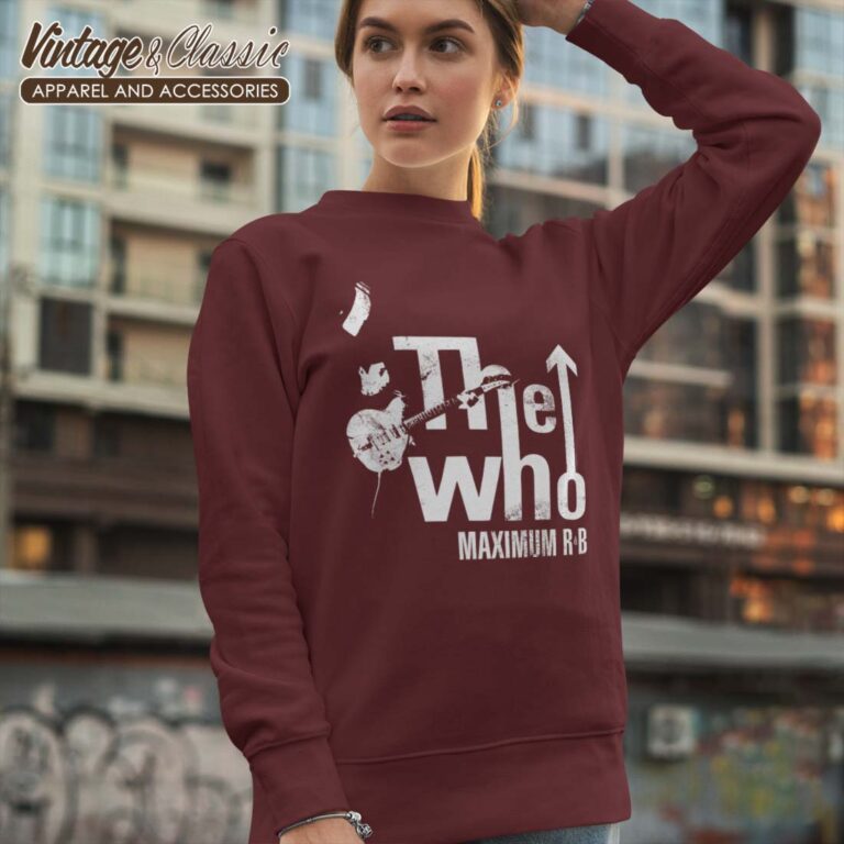 The Who Maximum RnB Tour Sweatshirt The Who Maximum RnB Tour Sweatshirt