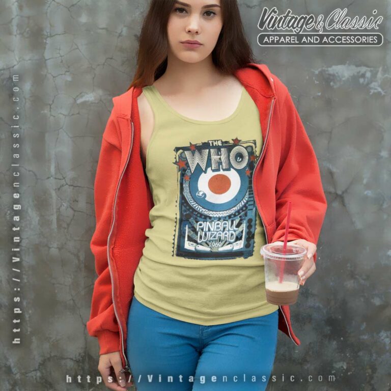 The Who Pinball Wizard Tank Top Racerback The Who Pinball Wizard Tank Top Racerback