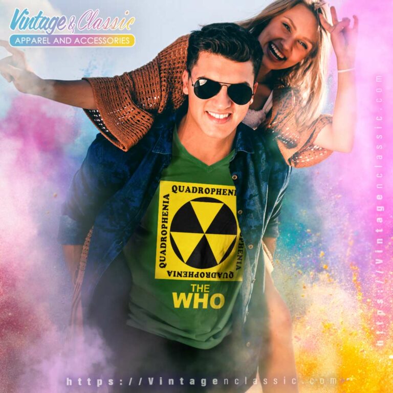 The Who Quadrophenia V Neck TShirt The Who Quadrophenia V Neck TShirt