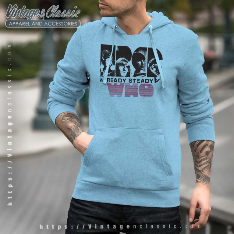 The Who Ready Steady Who Retro Men Hoodie The Who Ready Steady Who Retro Men Hoodie