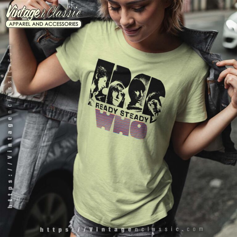 The Who Ready Steady Who Retro Tshirt The Who Ready Steady Who Retro Tshirt
