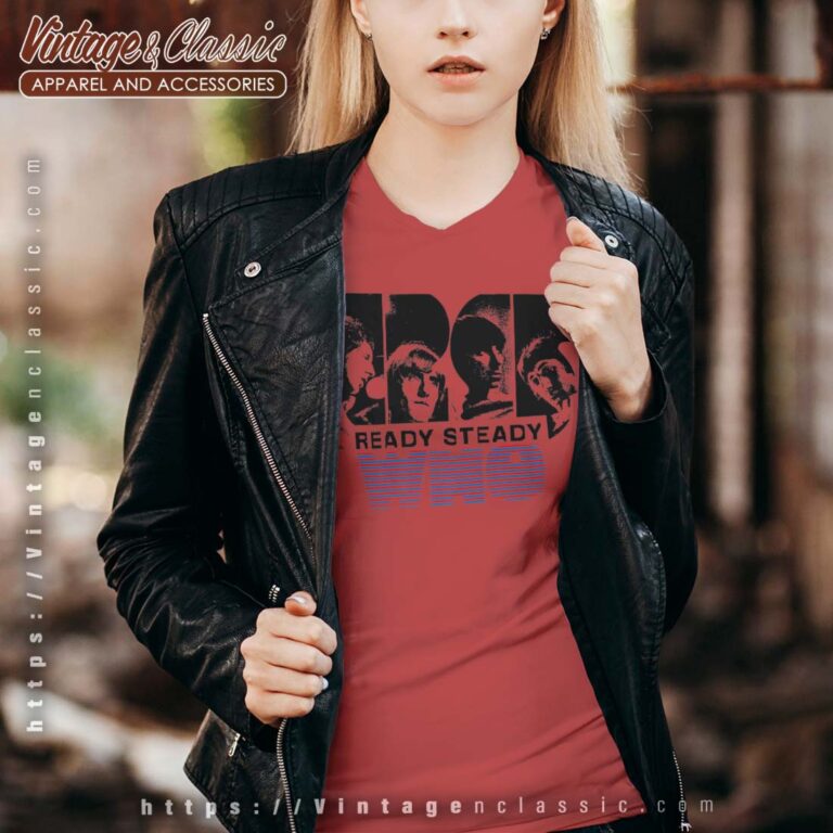 The Who Ready Steady Who Retro Vneck The Who Ready Steady Who Retro Vneck