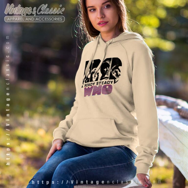 The Who Ready Steady Who Retro Women Hoodie The Who Ready Steady Who Retro Women Hoodie