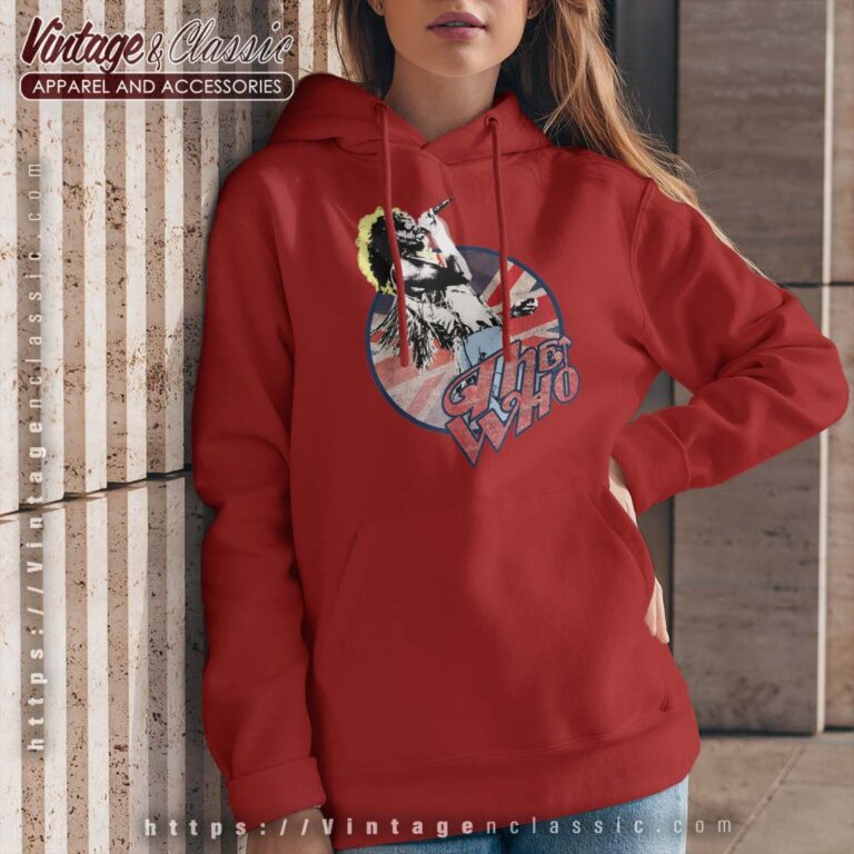 The Who Roger Vintage Pose Hoodie The Who Roger Vintage Pose Hoodie