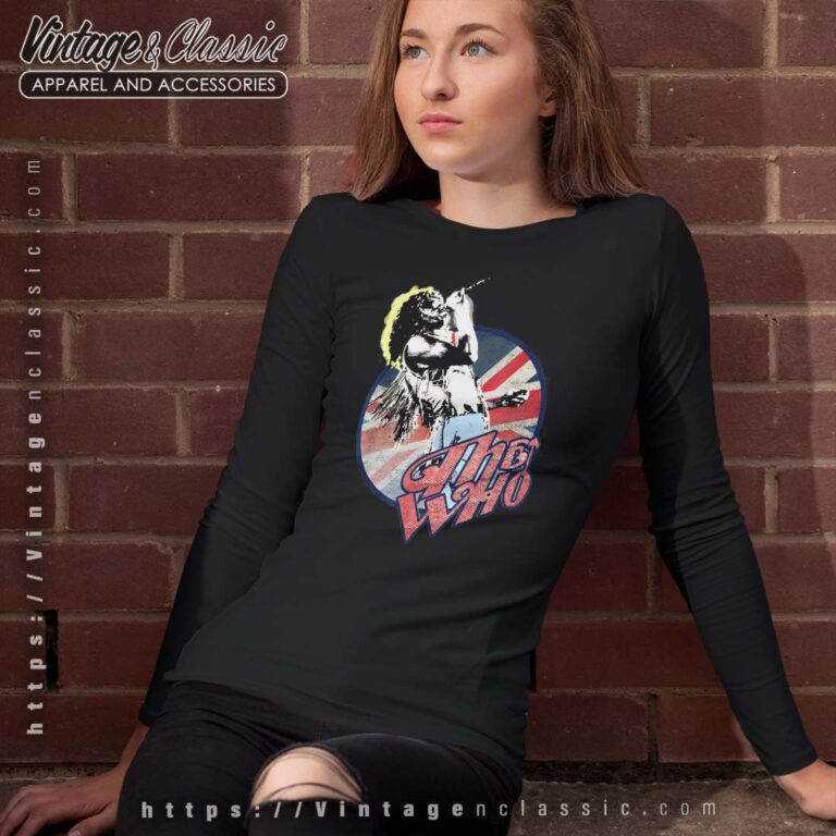 The Who Roger Vintage Pose Women Longsleeves The Who Roger Vintage Pose Women Longsleeves