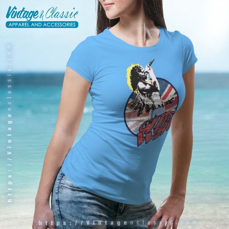 The Who Roger Vintage Pose Women T-shirt The Who Roger Vintage Pose Women T-shirt