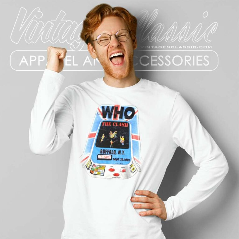 The Who Shirt Clash Its Hard Tour Long Sleeve Tee The Who Shirt Clash Its Hard Tour Long Sleeve Tee