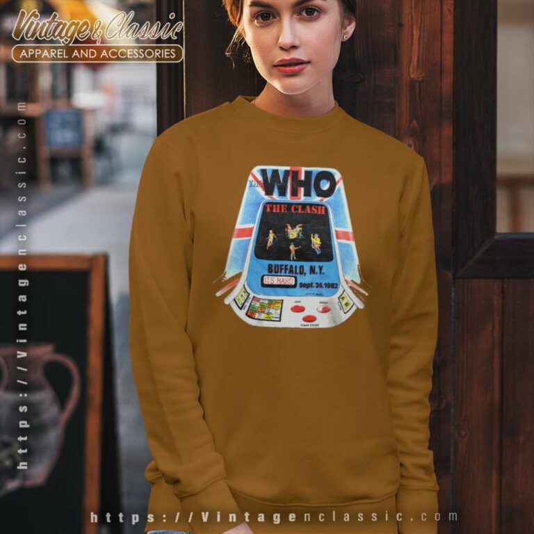 The Who Shirt Clash Its Hard Tour Sweatshirt The Who Shirt Clash Its Hard Tour Sweatshirt