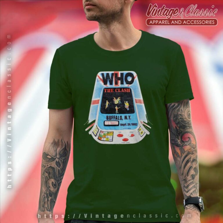 The Who Shirt Clash Its Hard Tour T Shirt The Who Shirt Clash Its Hard Tour T Shirt