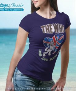 The Who Shirt Long Live Rock 1979 Women TShirt