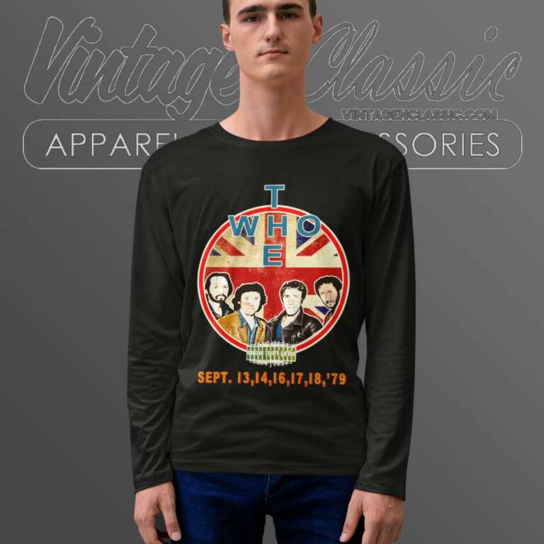 The Who Shirt Madison Square Garden Long Sleeve Tee The Who Shirt Madison Square Garden Long Sleeve Tee