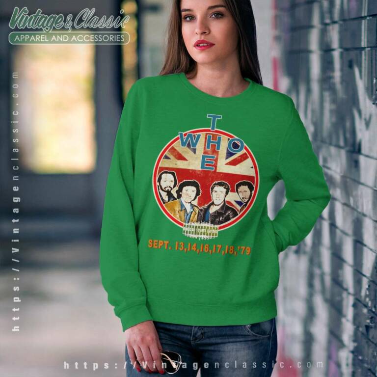 The Who Shirt Madison Square Garden Sweatshirt The Who Shirt Madison Square Garden Sweatshirt