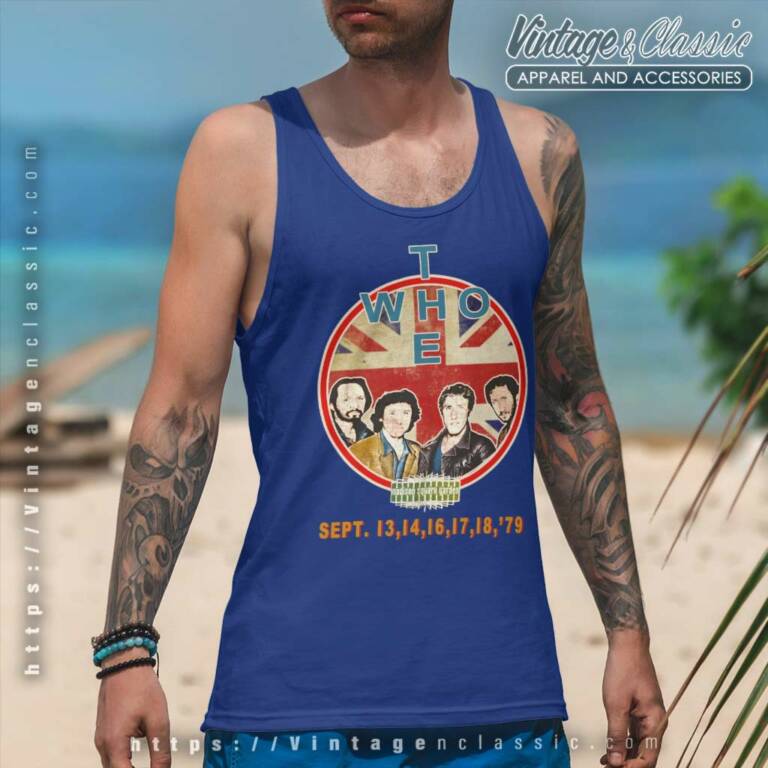 The Who Shirt Madison Square Garden Tank Top Racerback The Who Shirt Madison Square Garden Tank Top Racerback