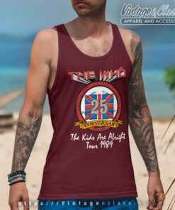The Who Shirt The Are Alright 25th Anniversary Tank Top Racerback