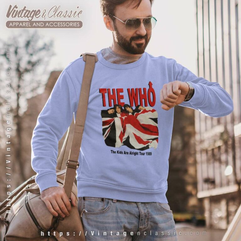The Who Shirt The Kids Are Alright Tour Sweatshirt The Who Shirt The Kids Are Alright Tour Sweatshirt
