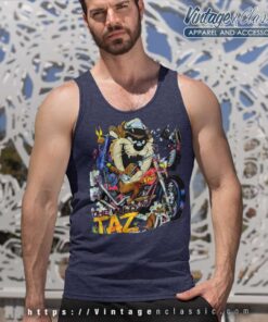The Wild Taz Motorcycle Biker Tank Top Racerback