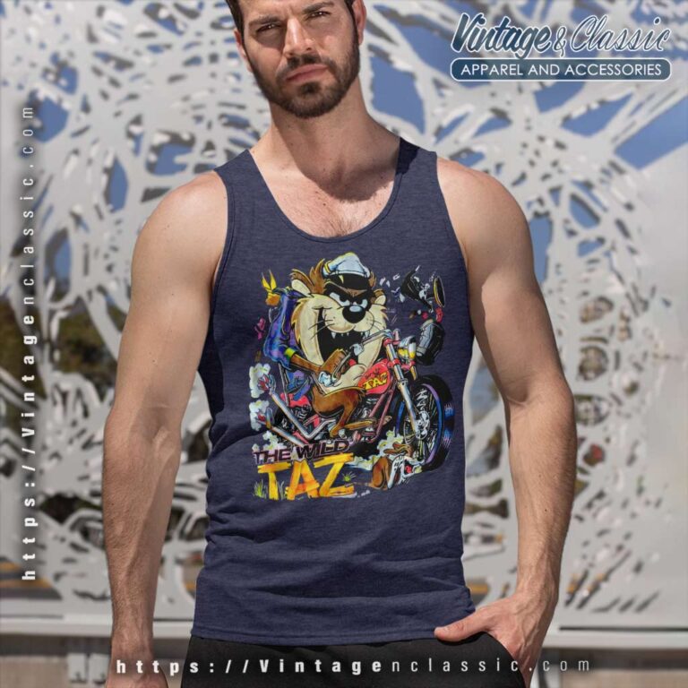 The Wild Taz Motorcycle Biker Tank Top Racerback The Wild Taz Motorcycle Biker Tank Top Racerback