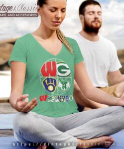 The Wisconsin Sport Team Shirt 5 The Wisconsin Sport Team V Neck TShirt
