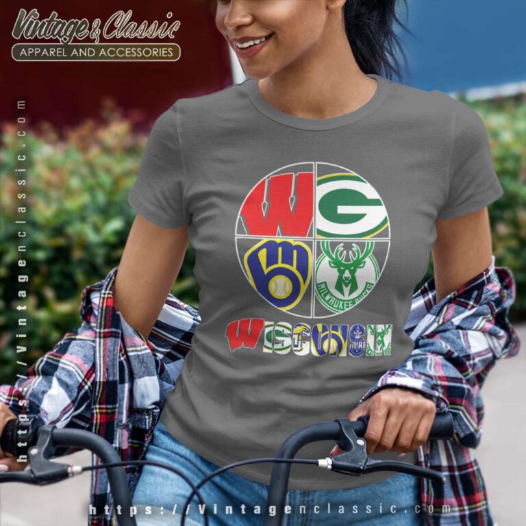 The Wisconsin Sport Team Women TShirt The Wisconsin Sport Team Women TShirt