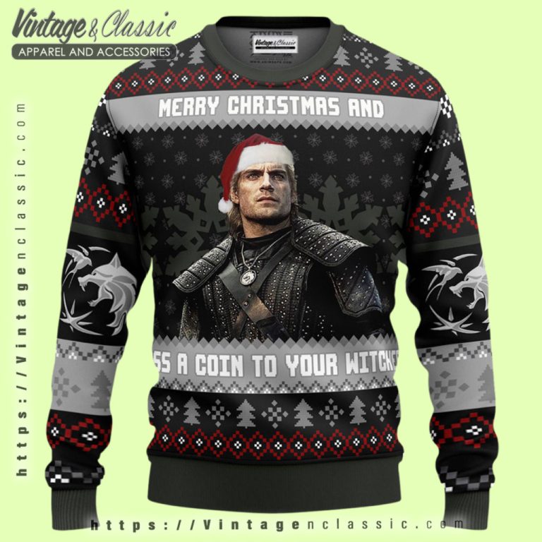 The Witcher Geralt Of Rivia Ugly Christmas Sweater Ugly Christmas Sweater The Witcher Geralt Of Rivia Ugly Christmas Sweater Ugly Christmas Sweater