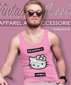 The World Is A Vampire Hello Kitty Smashing Pumpkins Tank Top Racerback