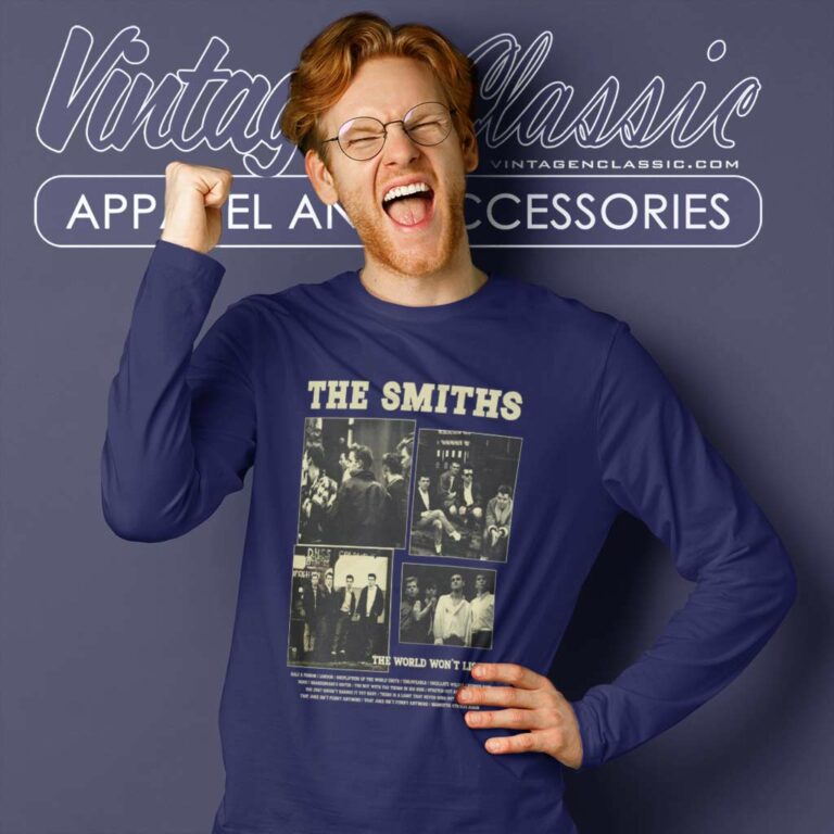 The World Wont Listen Album The Smiths Long Sleeve Tee The World Wont Listen Album The Smiths Long Sleeve Tee