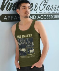 The World Wont Listen Album The Smiths Tank Top Racerback