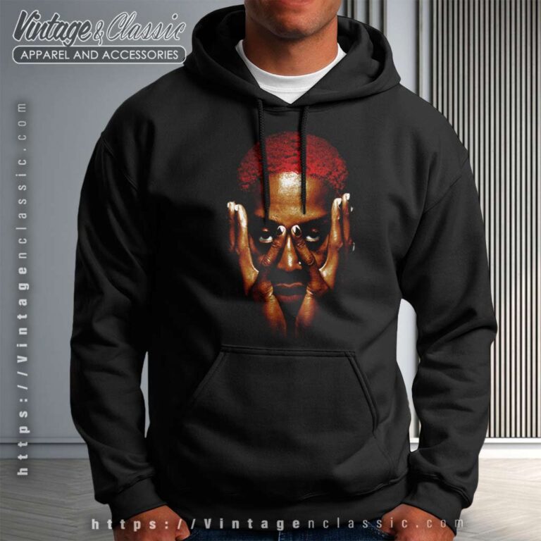 The Worm Dennis Rodman Red Hair Hoodie The Worm Dennis Rodman Red Hair Hoodie