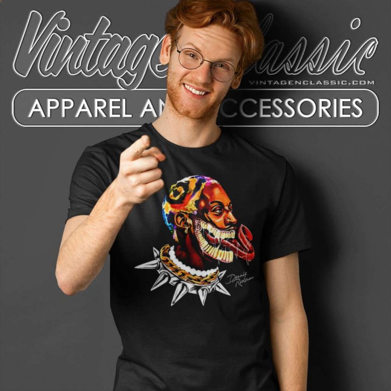 The Worm Dennis Rodman Venom Graffiti T Shirt The Worm Dennis Rodman Venom Graffiti T Shirt
