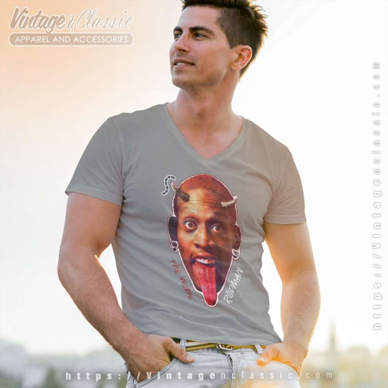 The Worm Rodman Shirt Chicago Bulls Gift For Fan V Neck TShirt The Worm Rodman Shirt Chicago Bulls Gift For Fan V Neck TShirt
