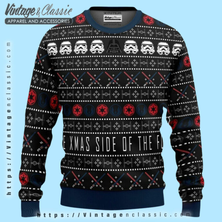 The Xmas Side Of The Force Ugly Sweater Ugly Christmas Sweater The Xmas Side Of The Force Ugly Sweater Ugly Christmas Sweater