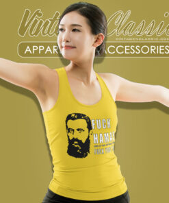 Theodor Herzl Fuck Hamas And If You Support Them Fuck You Too Tank Top Racerback