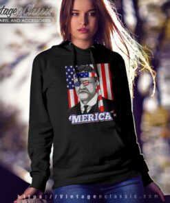 Theodore Roosevelt Merica Patriotic Usa Flag Hoodie