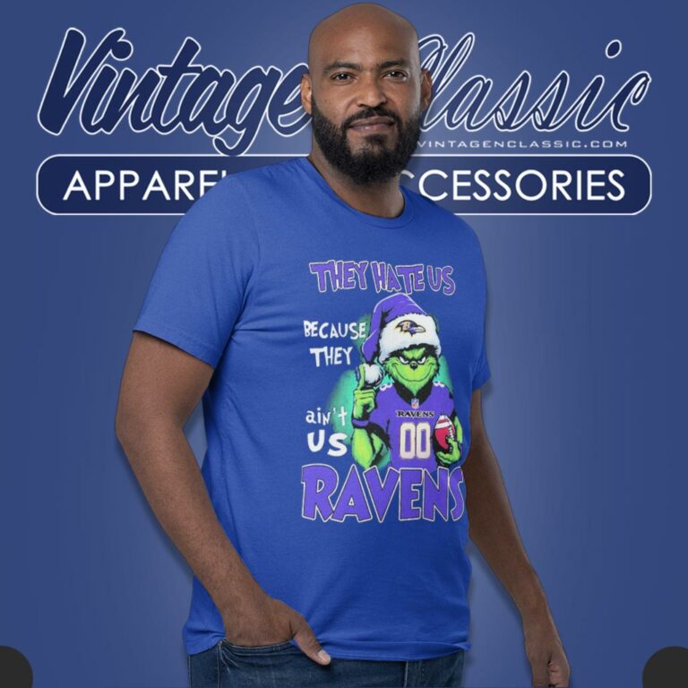 They Hate Us Because They Aint Us Grinch Baltimore Ravens Christmas T Shirt They Hate Us Because They Aint Us Grinch Baltimore Ravens Christmas T Shirt