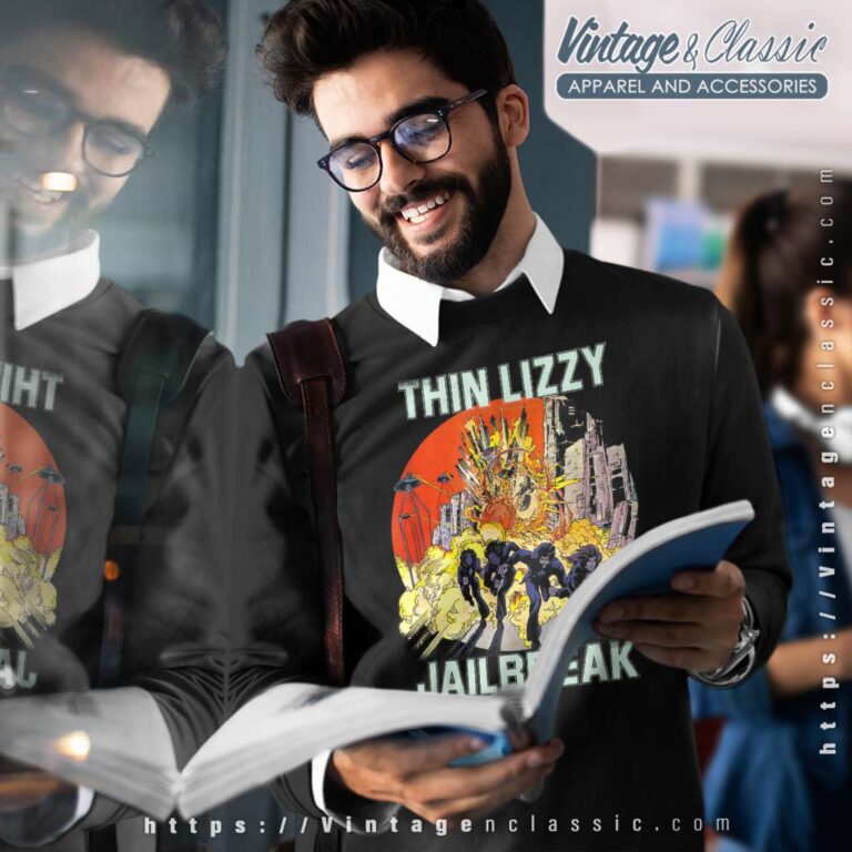Thin Lizzy Shirt Album Jailbreak Sweatshirt Thin Lizzy Shirt Album Jailbreak Sweatshirt
