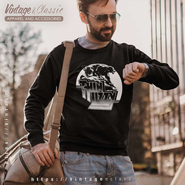 Thin Lizzy Shirt Album Night Life Sweatshirt Thin Lizzy Shirt Album Night Life Sweatshirt