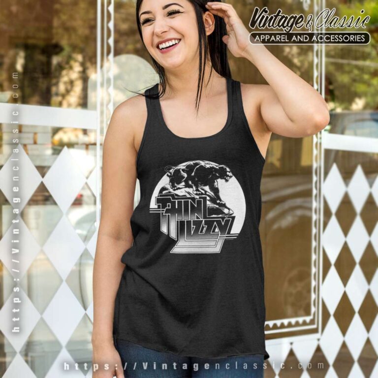 Thin Lizzy Shirt Album Night Life Tank Top Racerback Thin Lizzy Shirt Album Night Life Tank Top Racerback