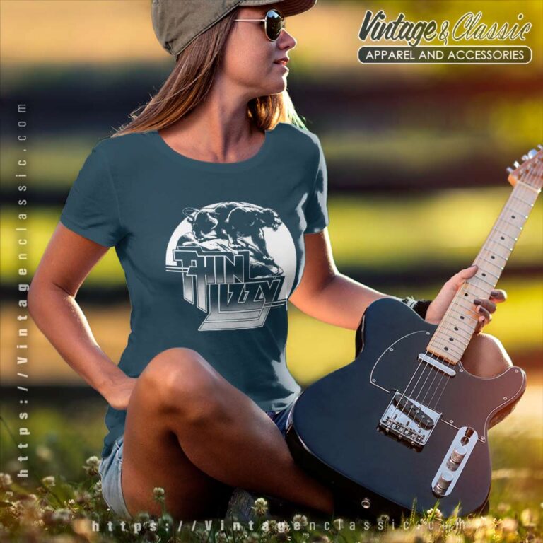 Thin Lizzy Shirt Album Night Life Women TShirt Thin Lizzy Shirt Album Night Life Women TShirt