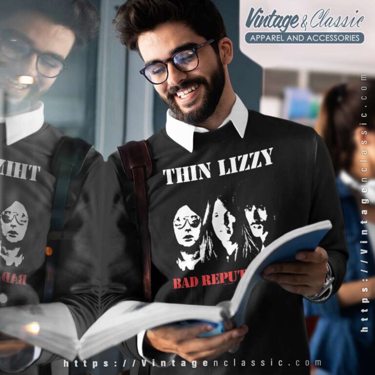 Thin Lizzy Shirt Bad Reputation Sweatshirt Thin Lizzy Shirt Bad Reputation Sweatshirt