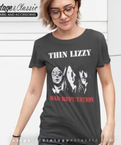 Thin Lizzy Shirt Bad Reputation Women TShirt