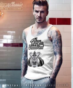 Thin Lizzy Shirt Rocker Infill Logo Tank Top Racerback
