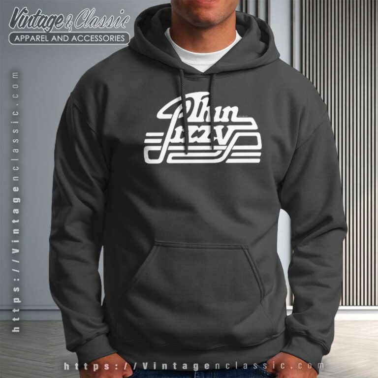 Thin Lizzy Shirt Rocker White Logo Hoodie Thin Lizzy Shirt Rocker White Logo Hoodie