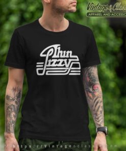 Thin Lizzy Shirt Rocker White Logo T Shirt