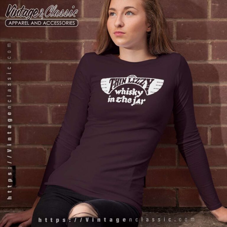 Thin Lizzy Shirt Song Whisky In The Jar Long Sleeve Tee Thin Lizzy Shirt Song Whisky In The Jar Long Sleeve Tee