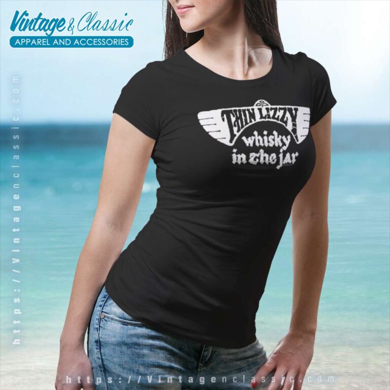 Thin Lizzy Shirt Song Whisky In The Jar Women TShirt Thin Lizzy Shirt Song Whisky In The Jar Women TShirt