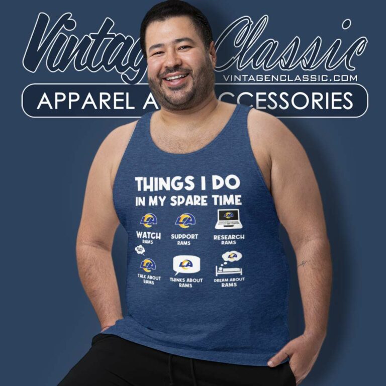Things I Do In My Spare Time Rams Nfl Tank Top Racerback Things I Do In My Spare Time Rams Nfl Tank Top Racerback