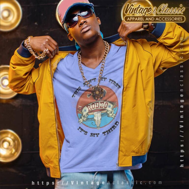 This Aint My First Rodeo Wild West Birthday Cowboy V Neck TShirt This Aint My First Rodeo Wild West Birthday Cowboy V Neck TShirt